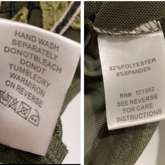 Cotton Candy Couture Green Mesh Butterfly Bodysuit - Picture 11 of 12